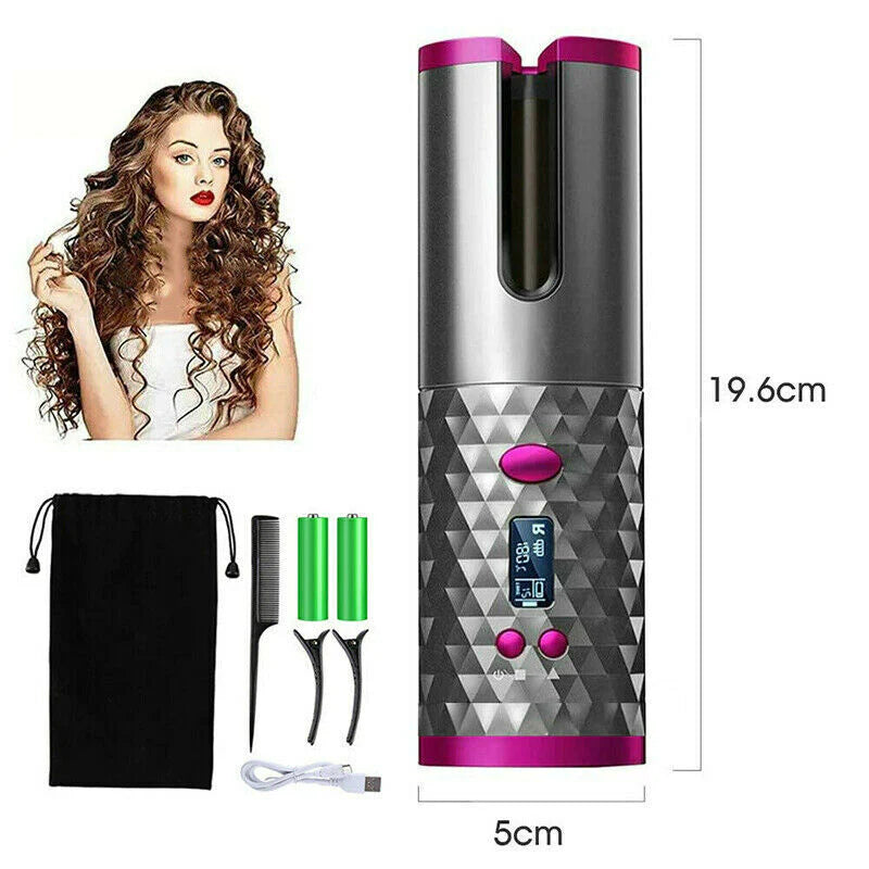 Cordless Automatic Wireless Hair Curler