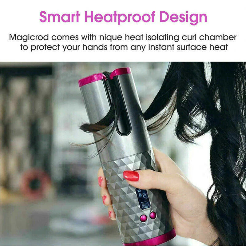 Cordless Automatic Wireless Hair Curler