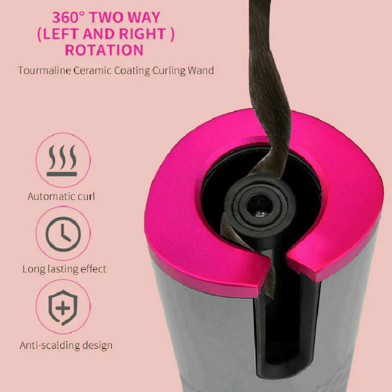 Cordless Automatic Wireless Hair Curler