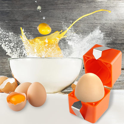 Egg Cracker with Stainless Yolk Separator