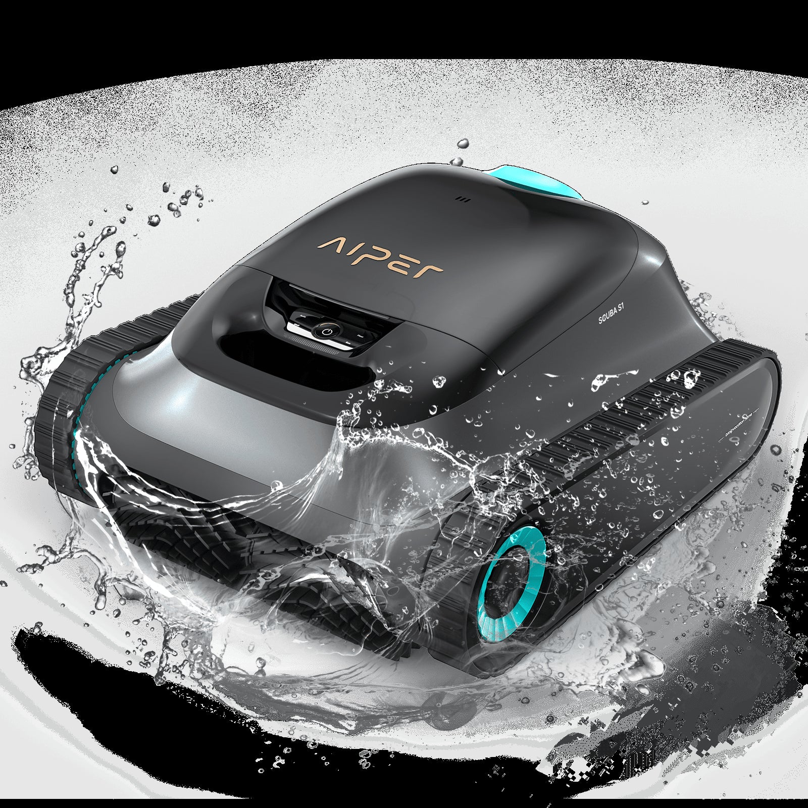 Robotic Pool Cleaner with Wall Climb Tech