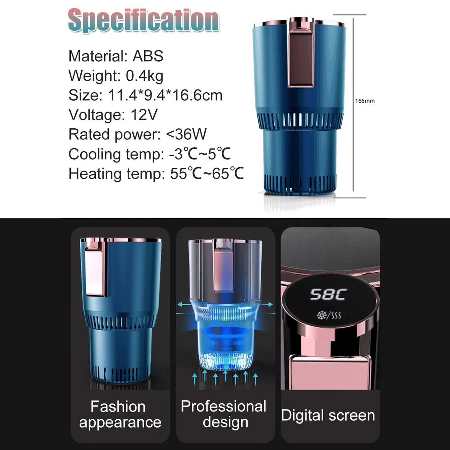 Smart Car Mug Warmer and Cooler
