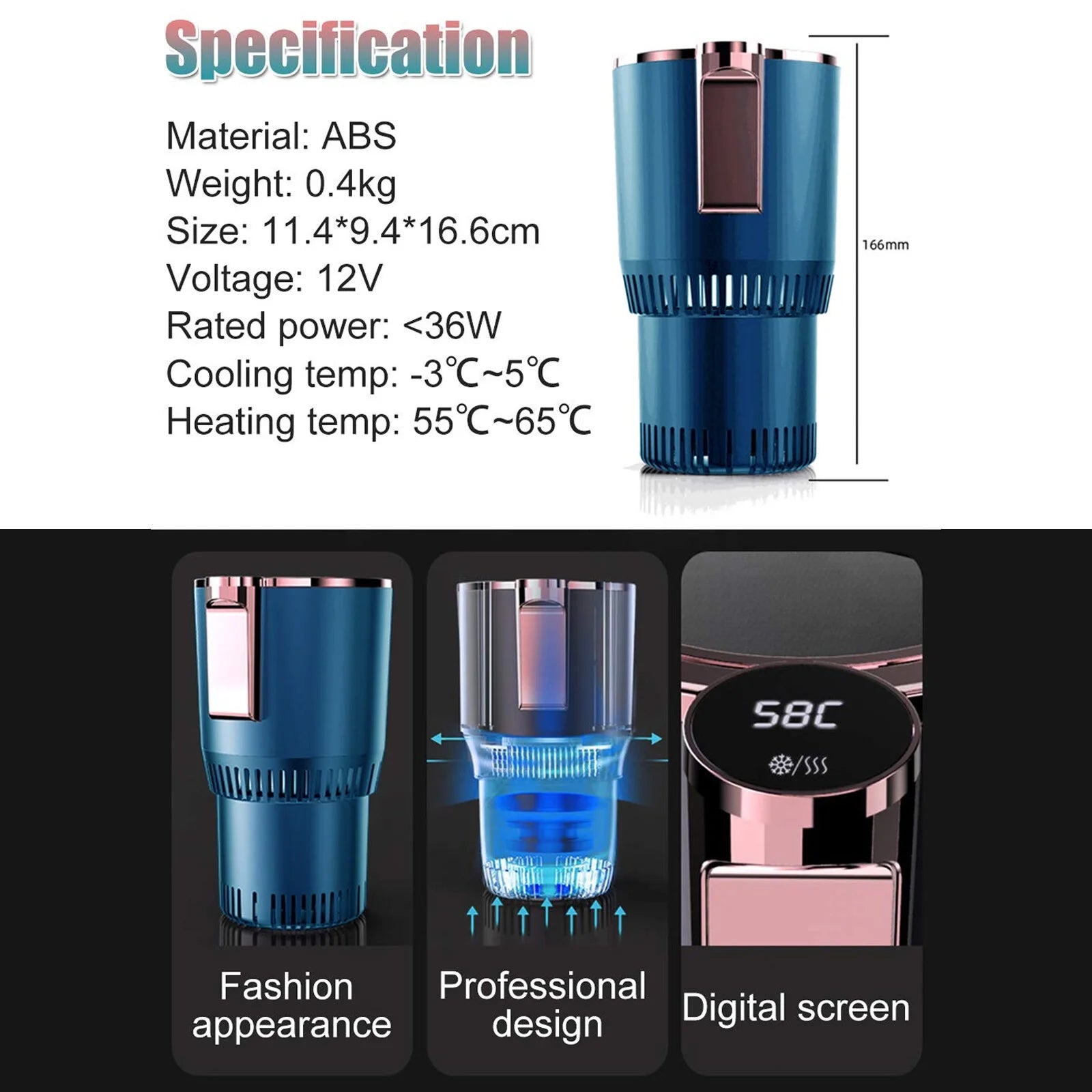 Smart Car Mug Warmer and Cooler