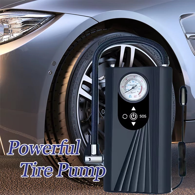 Multi-Purpose Tire Inflator for Car & Bike