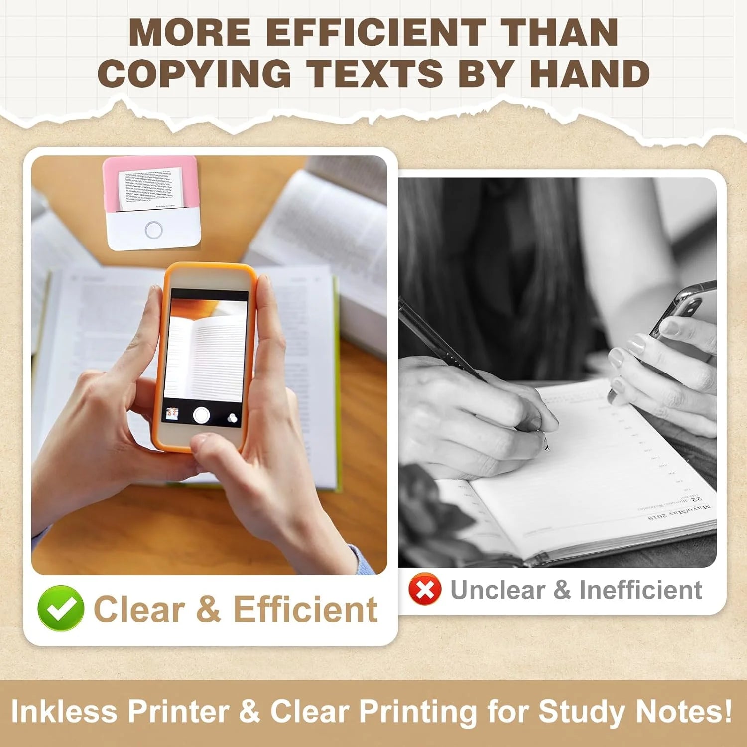 Inkless Sticker Printer for Kids