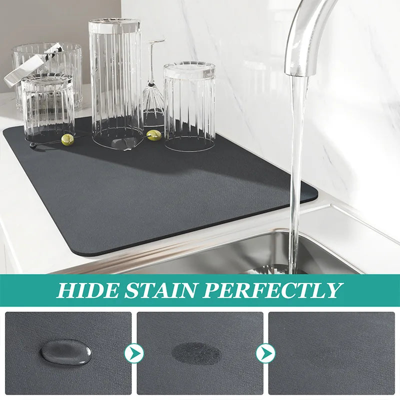 Super Absorbent Quick Drying Mat for Kitchen