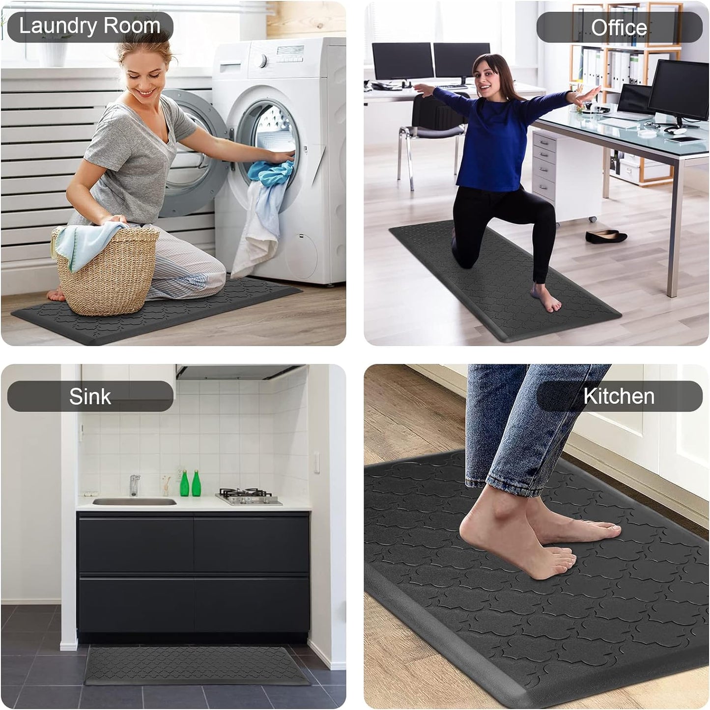 Anti-Fatigue Cushioned Kitchen Floor Mat