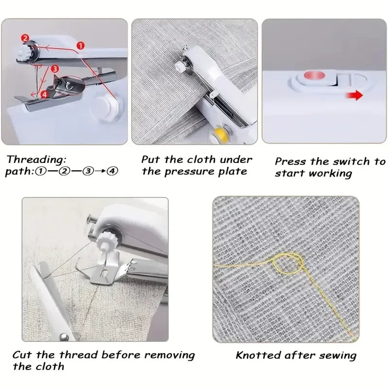 Mini Handheld Portable Sewing Machine