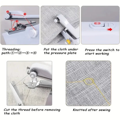 Mini Handheld Portable Sewing Machine
