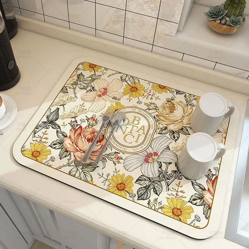 Super Absorbent Quick Drying Mat for Kitchen