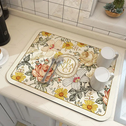 Super Absorbent Quick Drying Mat for Kitchen