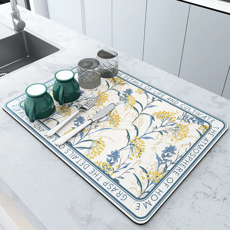 Super Absorbent Quick Drying Mat for Kitchen