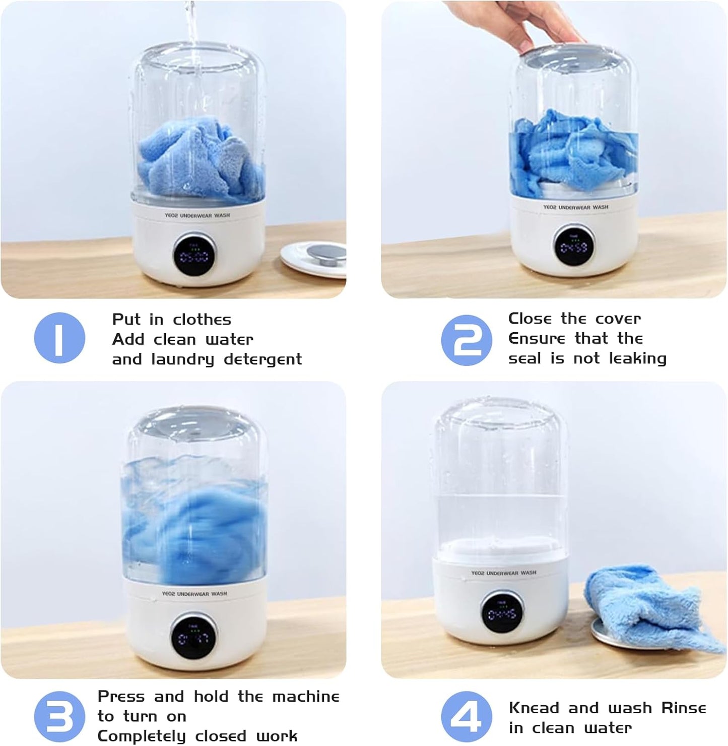 Mini Washer for Underwear and Socks