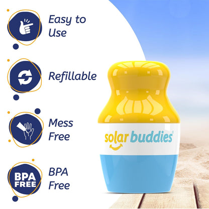 Refillable Sunscreen Applicator with Sponge Roll