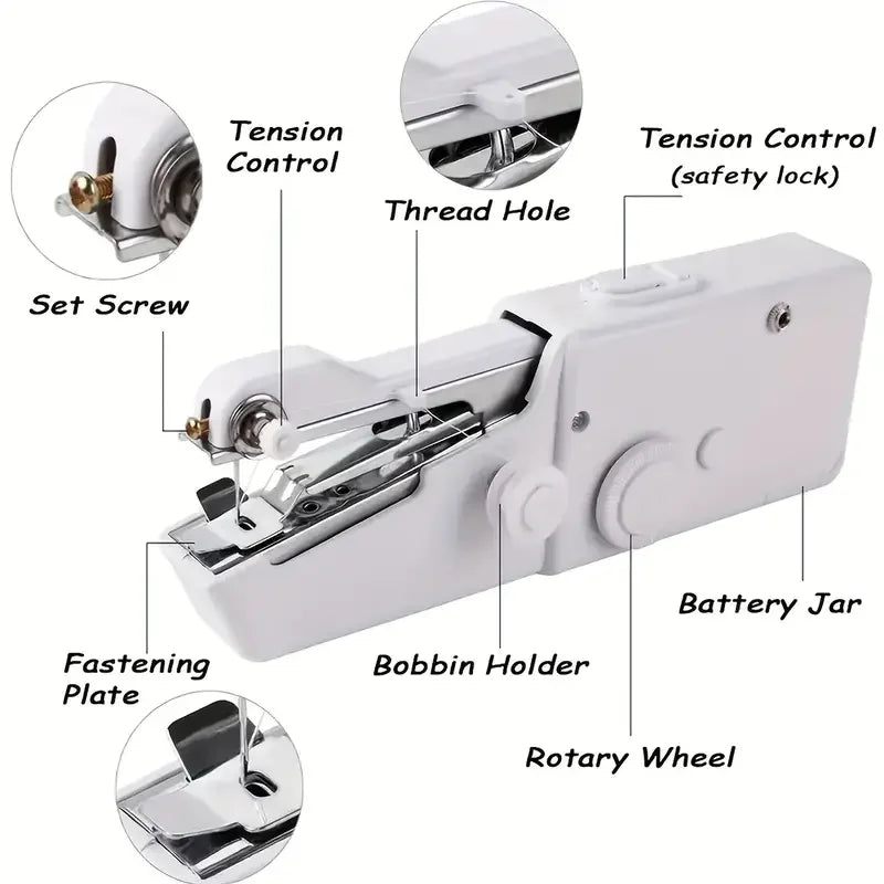 Mini Handheld Portable Sewing Machine