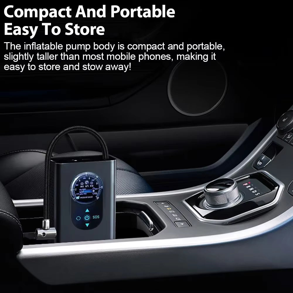 Multi-Purpose Tire Inflator for Car & Bike