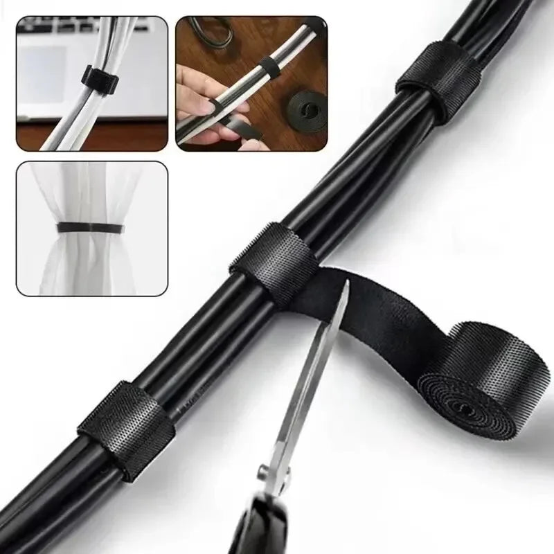 Reusable Cable Organizer Tape Roll
