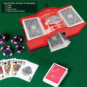 Durable 2-Deck Card Shuffler