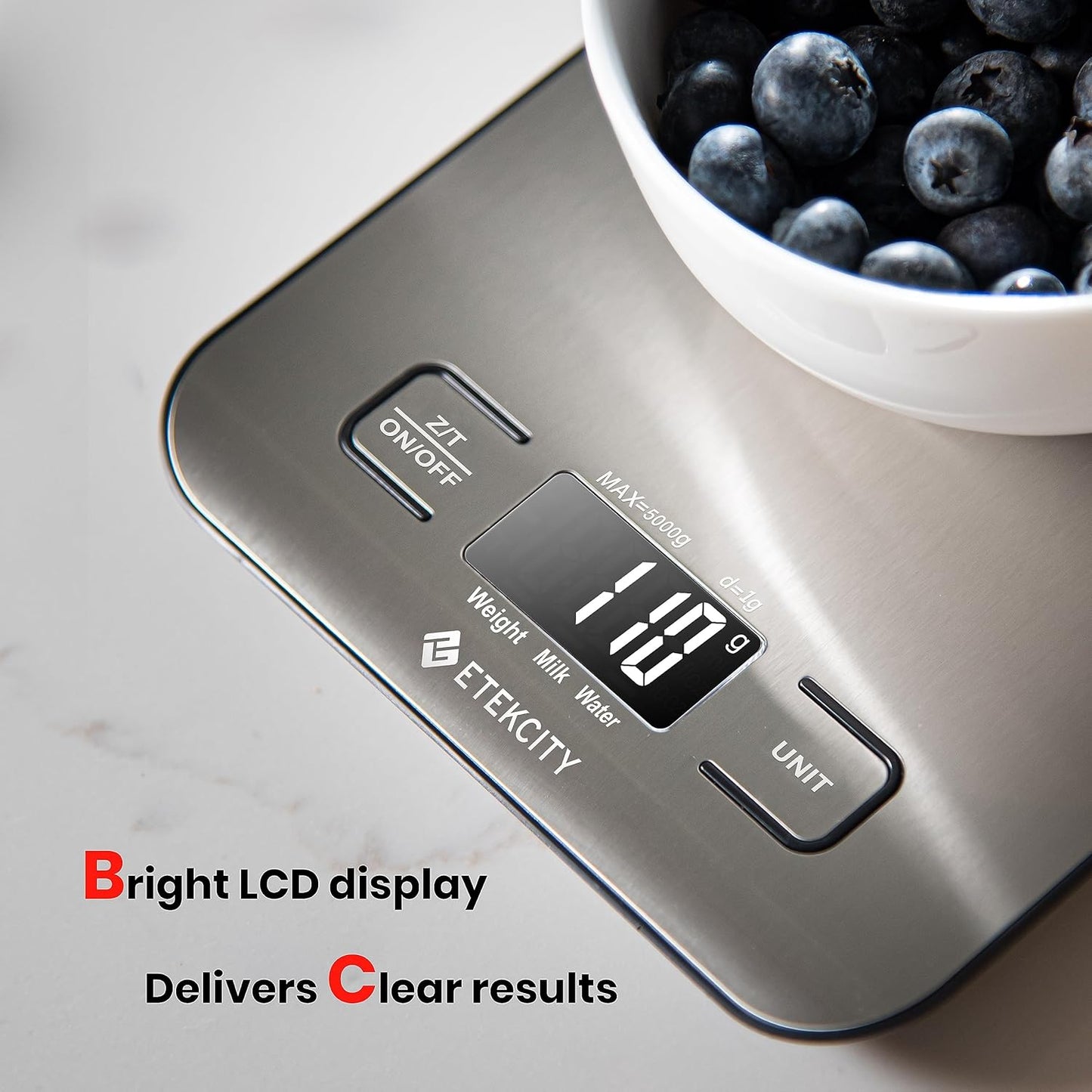 Digital Food Scale for Kitchen Use