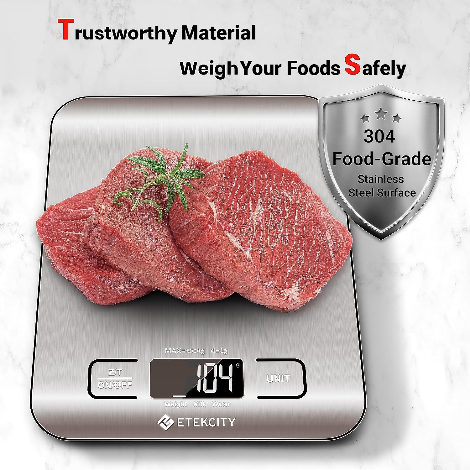 Digital Food Scale for Kitchen Use