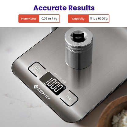 Digital Food Scale for Kitchen Use