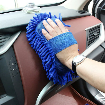 Washing Sponge Brush Soft Chenille Coral Fleece Microfiber Washing Brush Car Body Cleaning Water Absorbtion Brushes Detailing