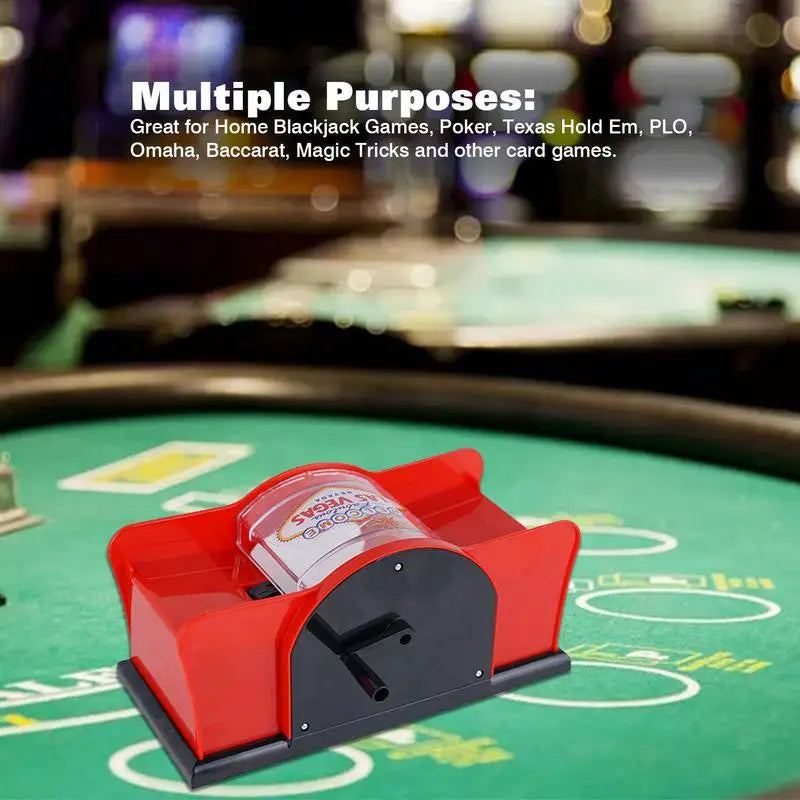 Durable 2-Deck Card Shuffler