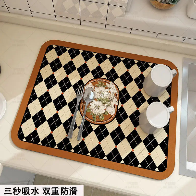 Super Absorbent Quick Drying Mat for Kitchen