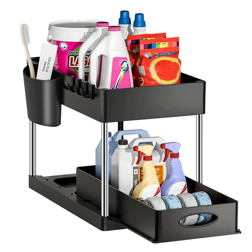 2-Tier Under Sink Storage Organizer