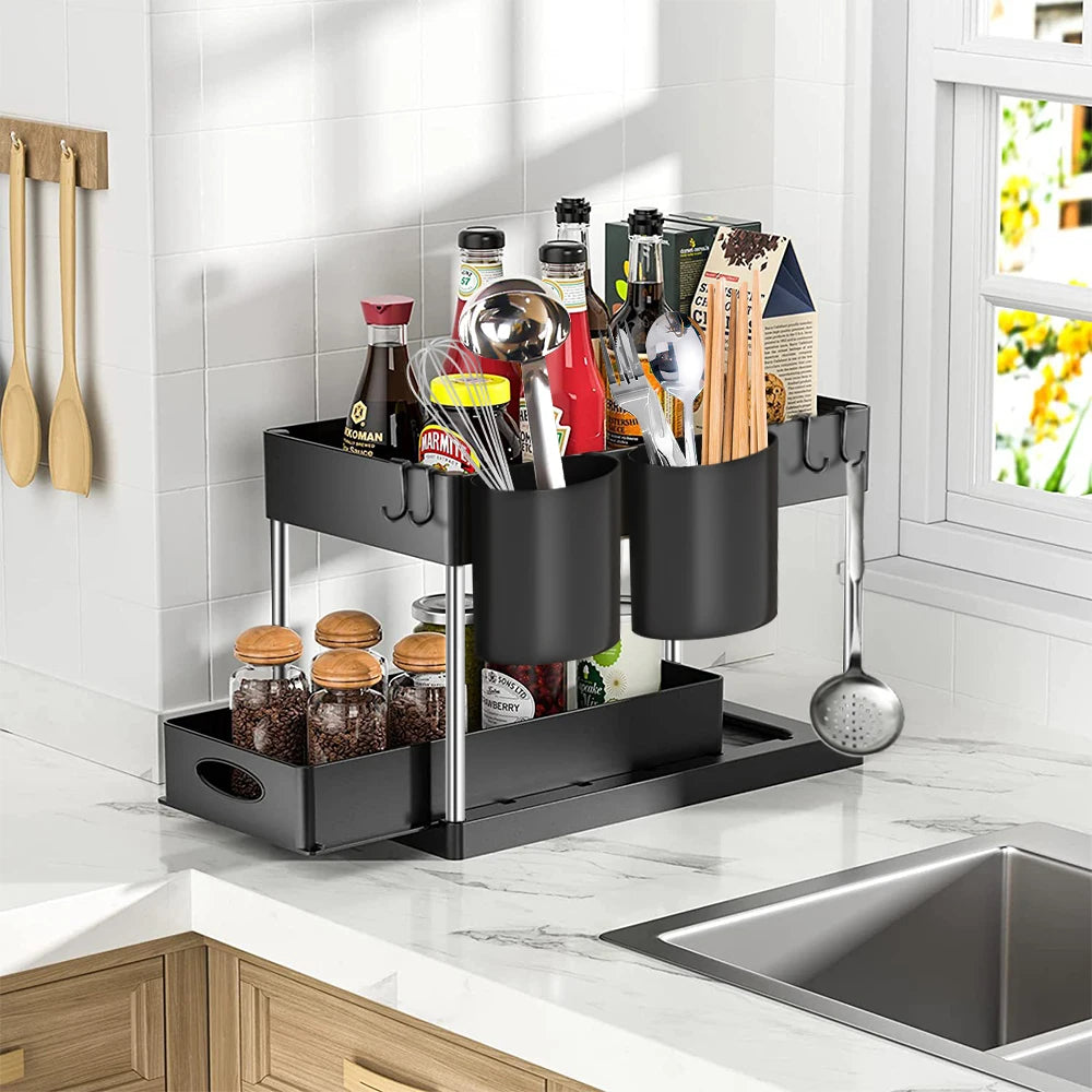 2-Tier Under Sink Storage Organizer