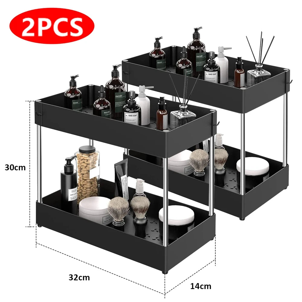 2-Tier Under Sink Storage Organizer