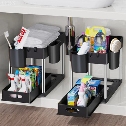 2-Tier Under Sink Storage Organizer