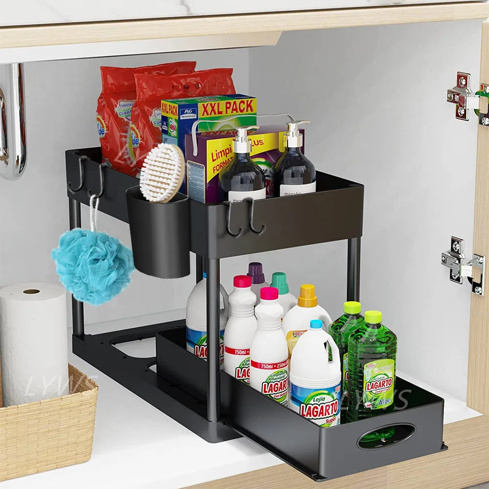 2-Tier Under Sink Storage Organizer