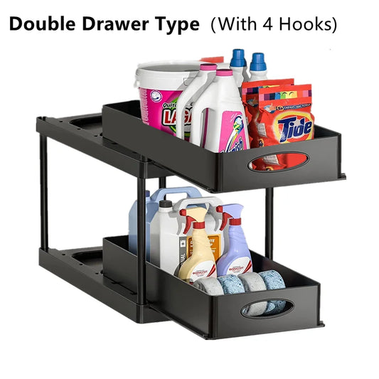 2-Tier Under Sink Storage Organizer