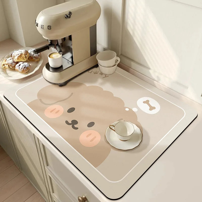 Super Absorbent Quick Drying Mat for Kitchen