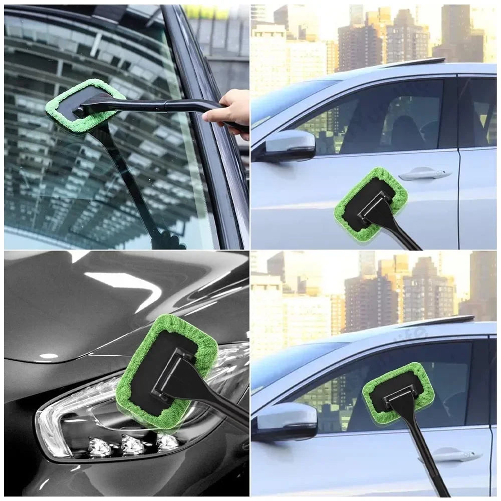 Car window cleaner brush