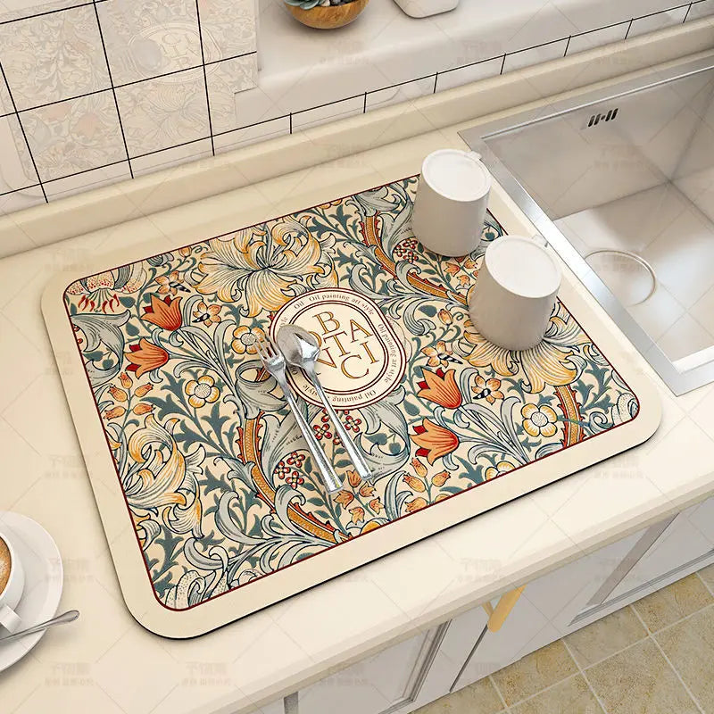 Super Absorbent Quick Drying Mat for Kitchen