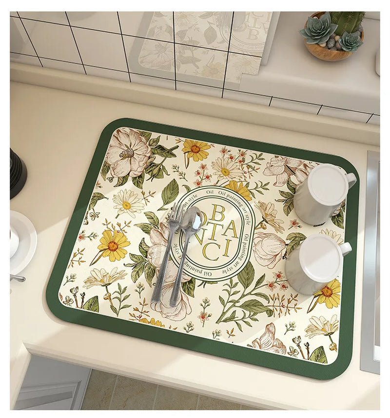 Super Absorbent Quick Drying Mat for Kitchen