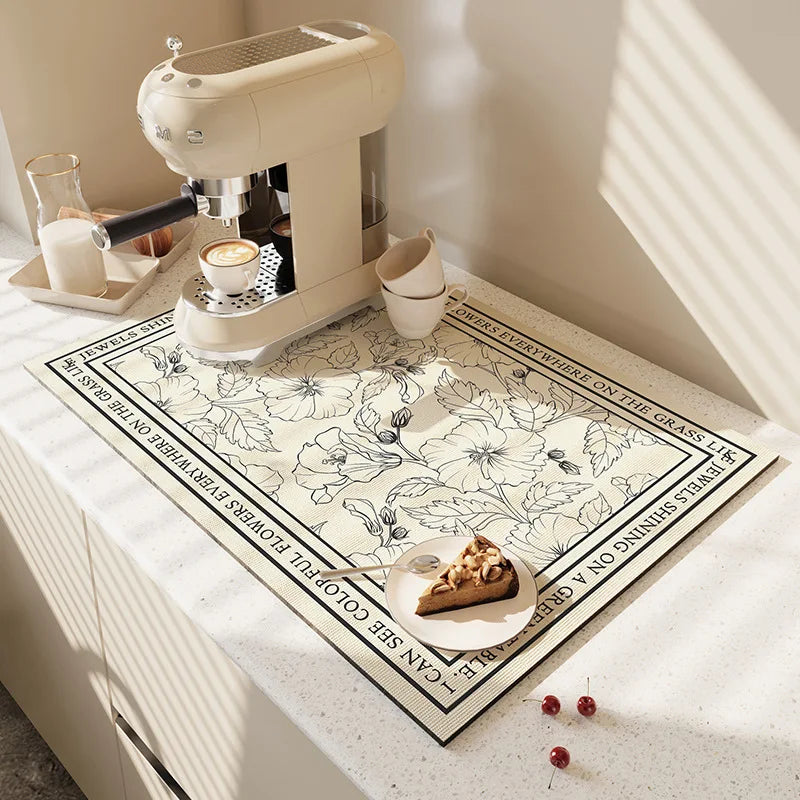 Super Absorbent Quick Drying Mat for Kitchen