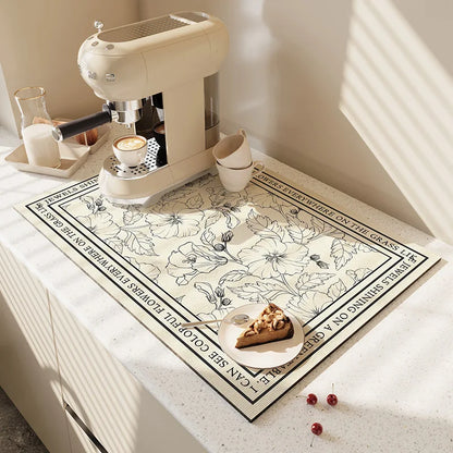 Super Absorbent Quick Drying Mat for Kitchen