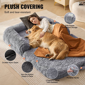 VEVOR Human Size Dog Bed – Large