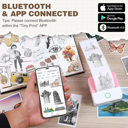 Inkless Sticker Printer for Kids
