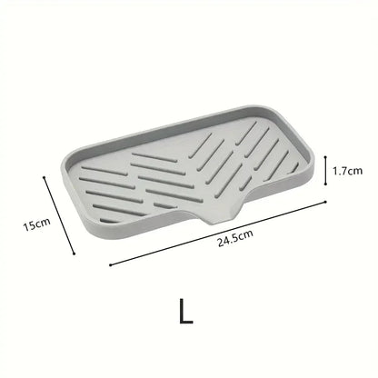 Sink Tray with Drainage Soap Box Japanese Style Bathroom Bathroom Kitchen Drain Pad Storage Tray Creative Soap Box