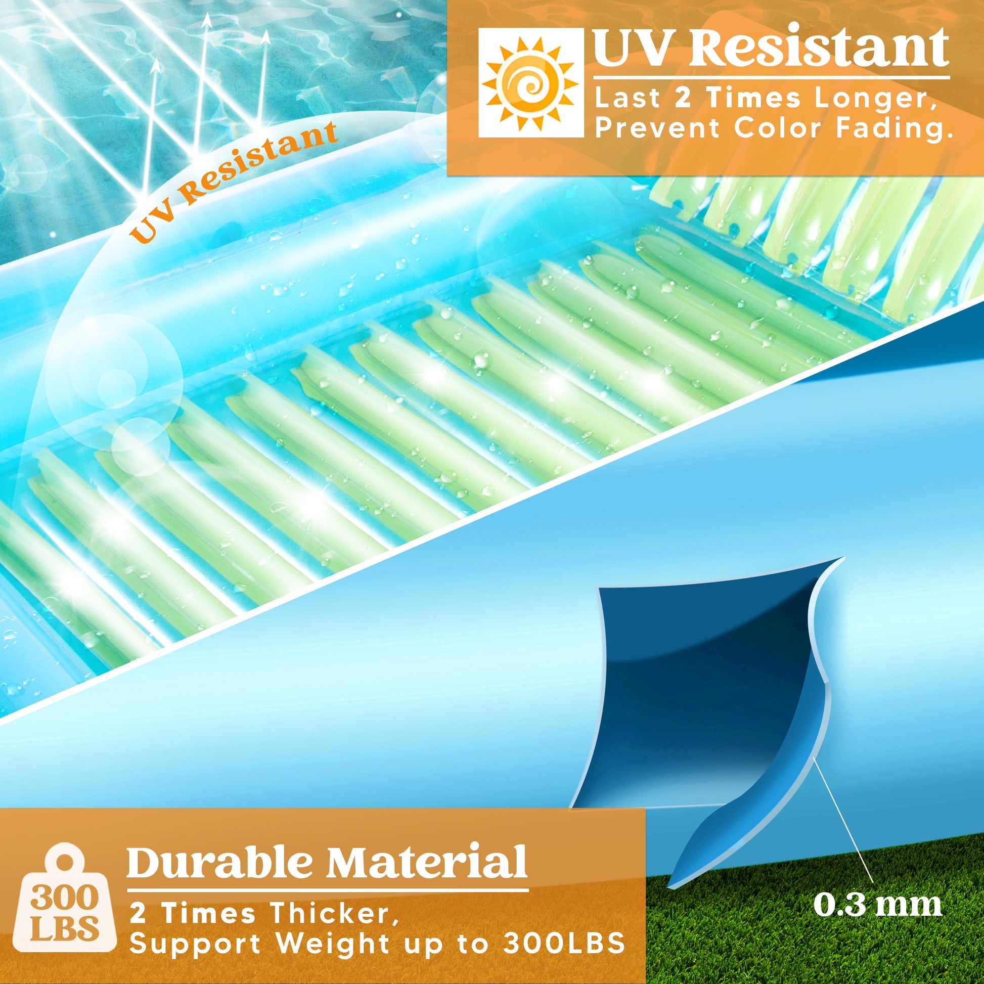 Inflatable Tanning Pool Lounge Float
