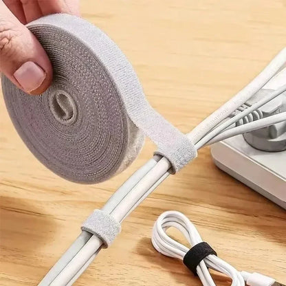 Reusable Cable Organizer Tape Roll