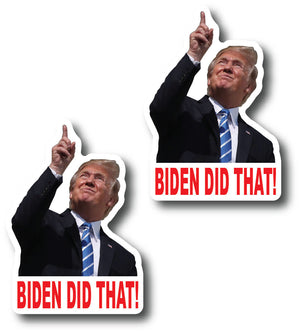 Funny Biden Gas Pump Stickers