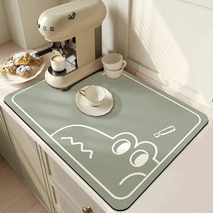 Super Absorbent Quick Drying Mat for Kitchen